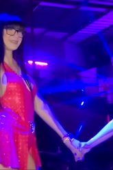 Mia Marin y Giselle Montes con su show en el Barón Rojo