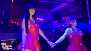 Mia Marin y Giselle Montes con su show en el Barón Rojo